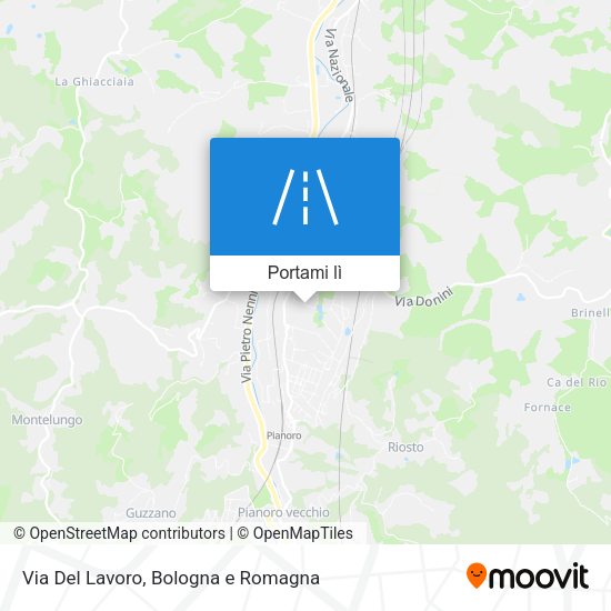 Mappa Via Del Lavoro