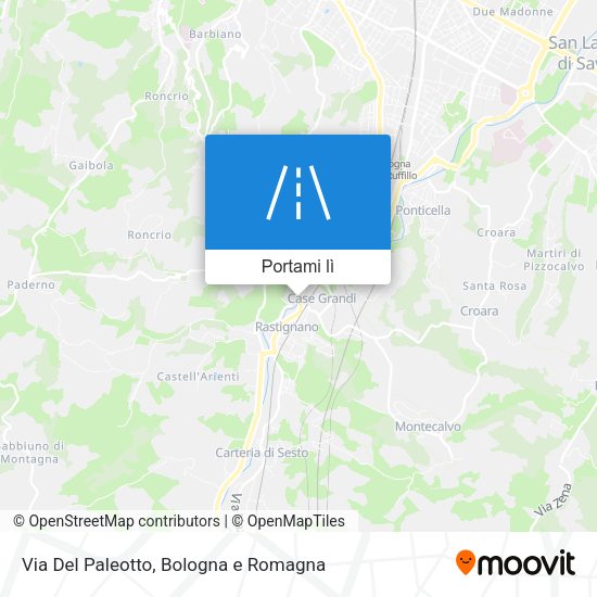 Mappa Via Del Paleotto