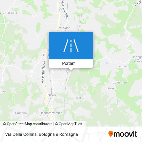 Mappa Via Della Collina