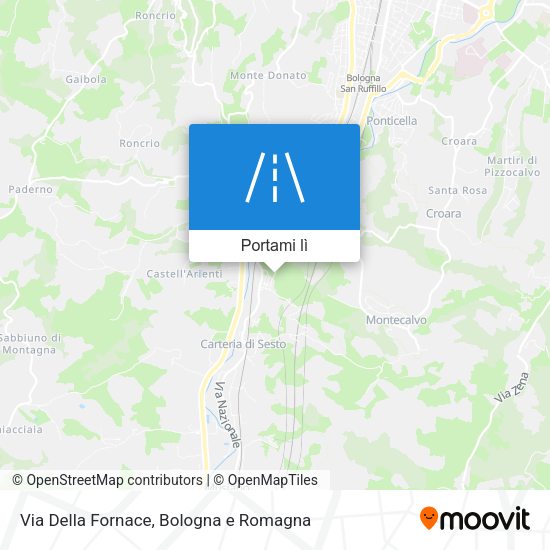 Mappa Via Della Fornace