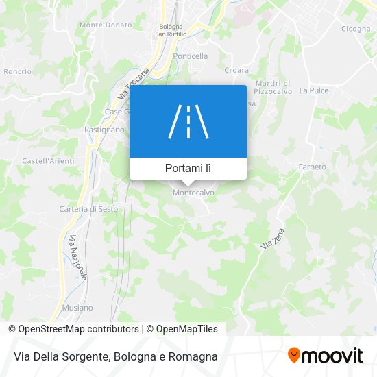 Mappa Via Della Sorgente
