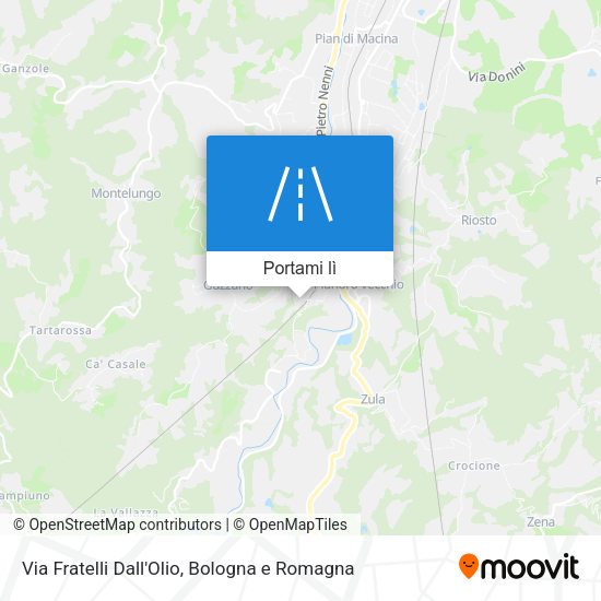 Mappa Via Fratelli Dall'Olio