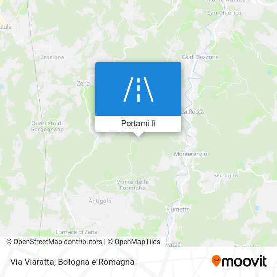 Mappa Via Viaratta