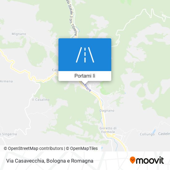 Mappa Via Casavecchia