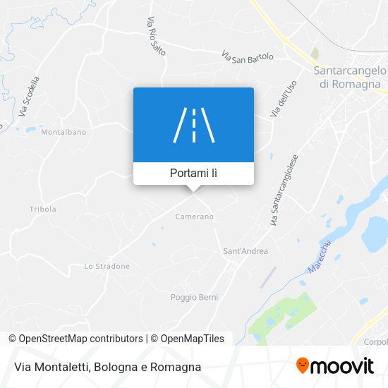 Mappa Via Montaletti