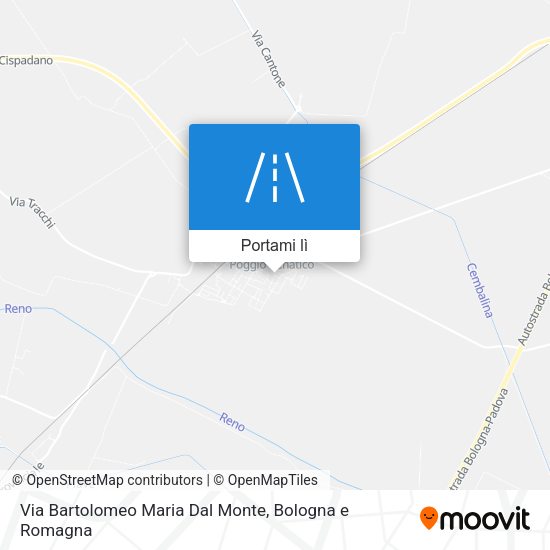 Mappa Via Bartolomeo Maria Dal Monte