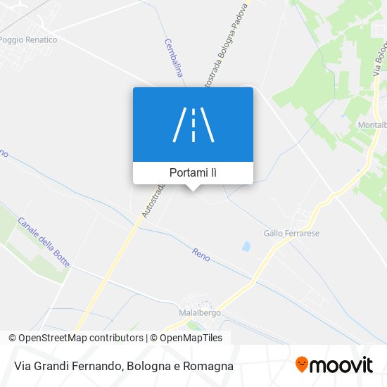 Mappa Via Grandi Fernando
