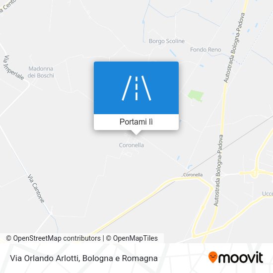 Mappa Via Orlando Arlotti