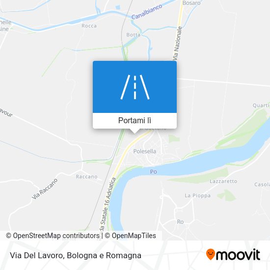 Mappa Via Del Lavoro