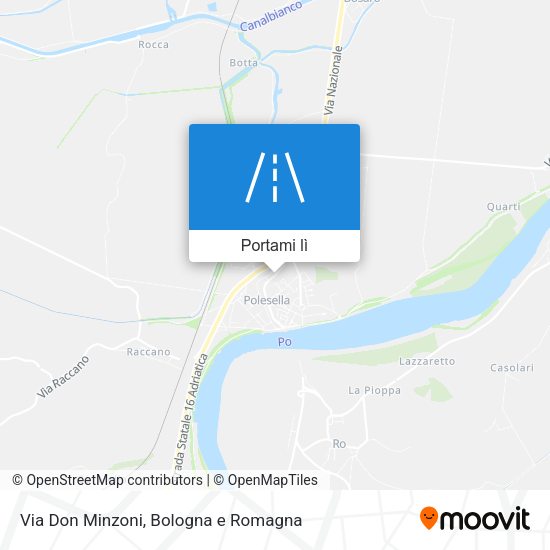 Mappa Via Don Minzoni
