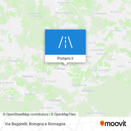 Mappa Via Begarelli