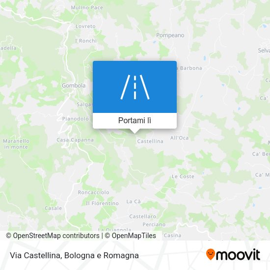 Mappa Via Castellina