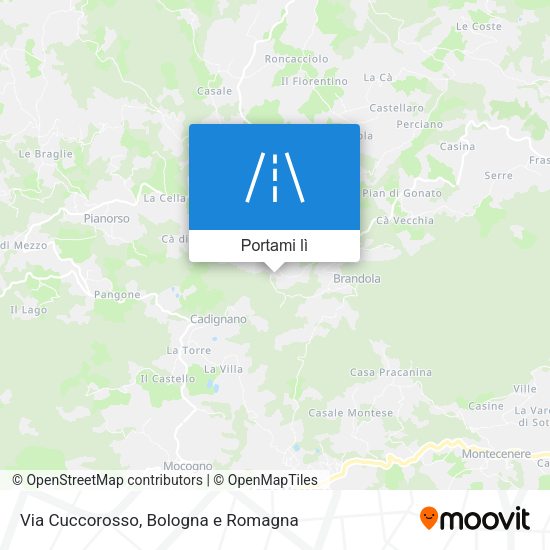 Mappa Via Cuccorosso