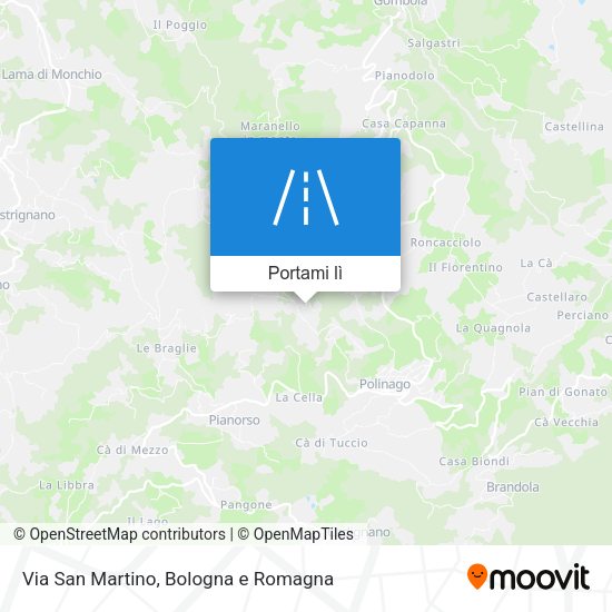 Mappa Via San Martino