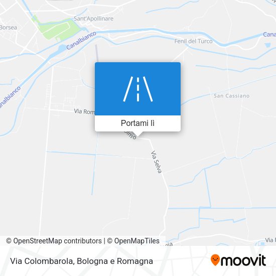Mappa Via Colombarola