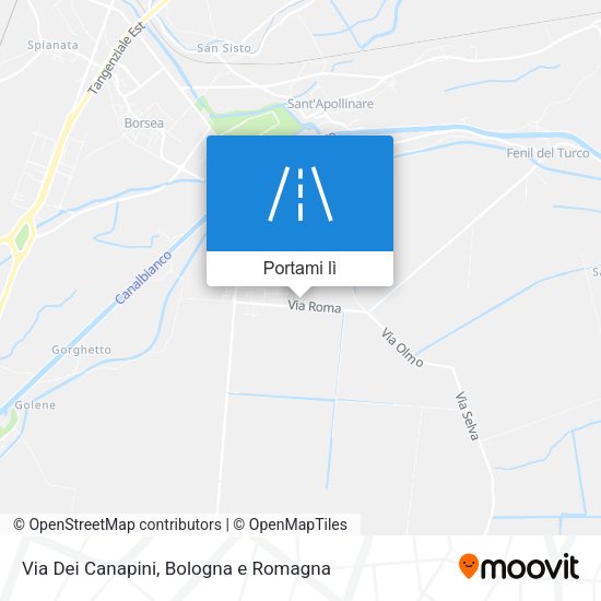 Mappa Via Dei Canapini