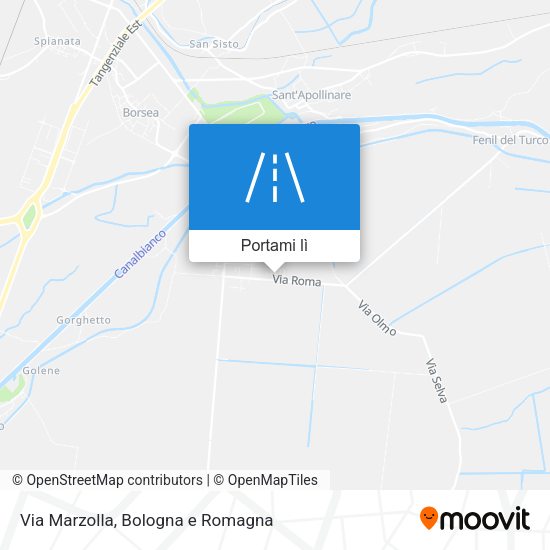 Mappa Via Marzolla
