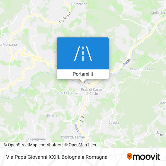Mappa Via Papa Giovanni XXIII