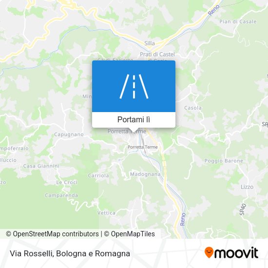 Mappa Via Rosselli