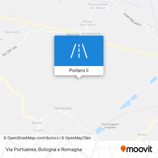 Mappa Via Portuense