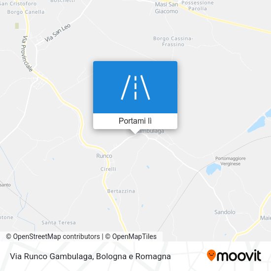 Mappa Via Runco Gambulaga