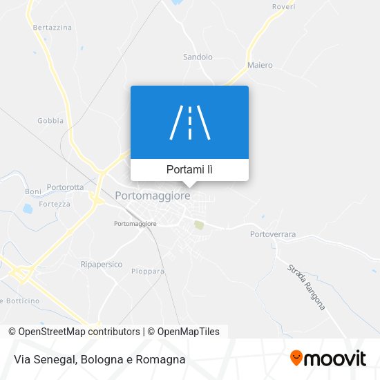 Mappa Via Senegal