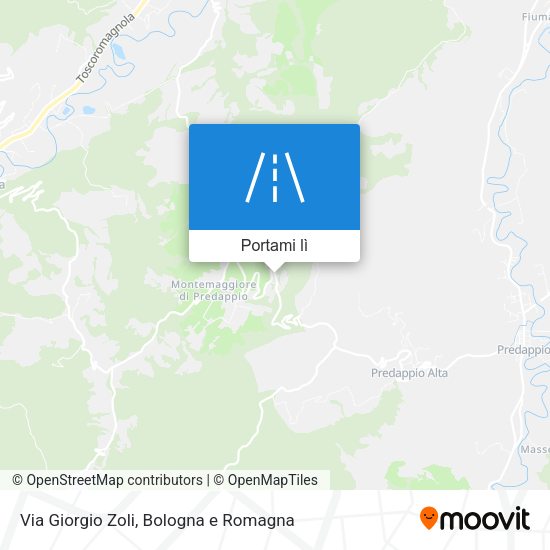 Mappa Via Giorgio Zoli