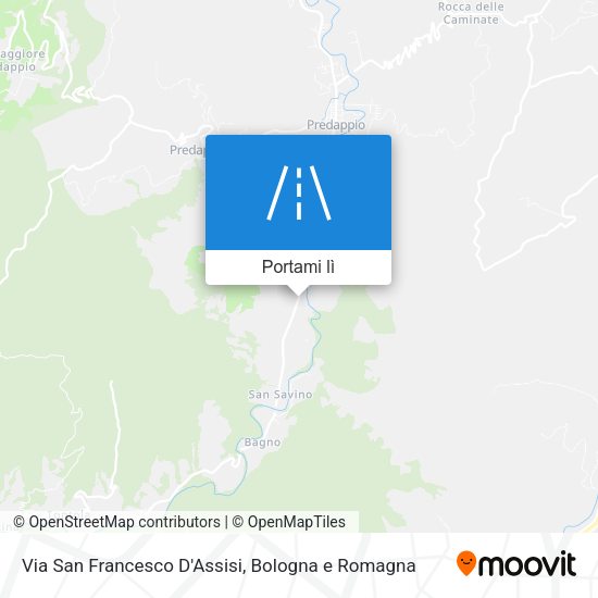 Mappa Via San Francesco D'Assisi