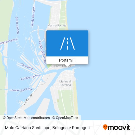 Mappa Molo Gaetano Sanfilippo