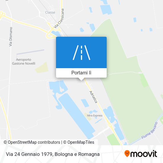 Mappa Via 24 Gennaio 1979
