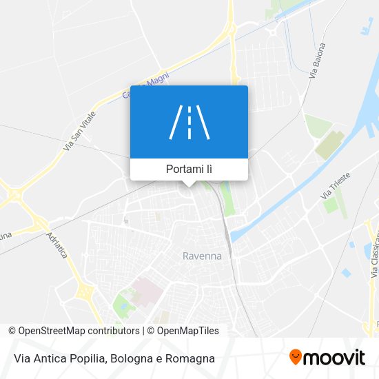 Mappa Via Antica Popilia
