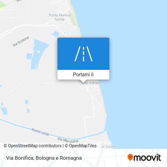 Mappa Via Bonifica