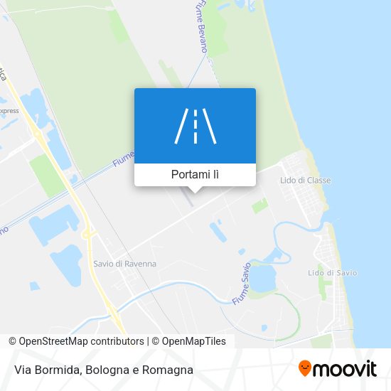 Mappa Via Bormida