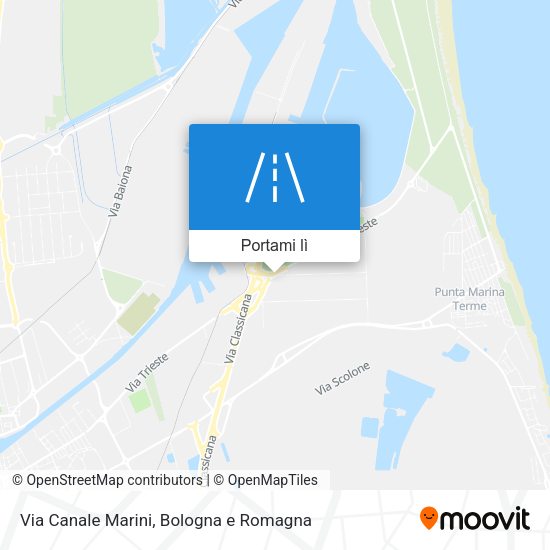 Mappa Via Canale Marini
