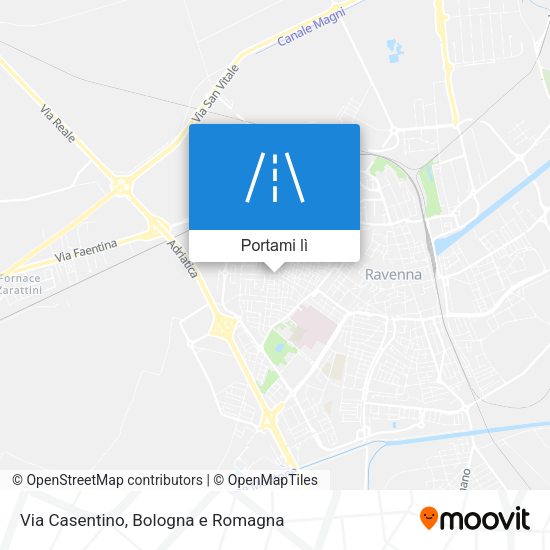 Mappa Via Casentino