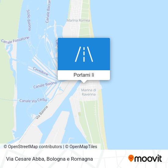 Mappa Via Cesare Abba