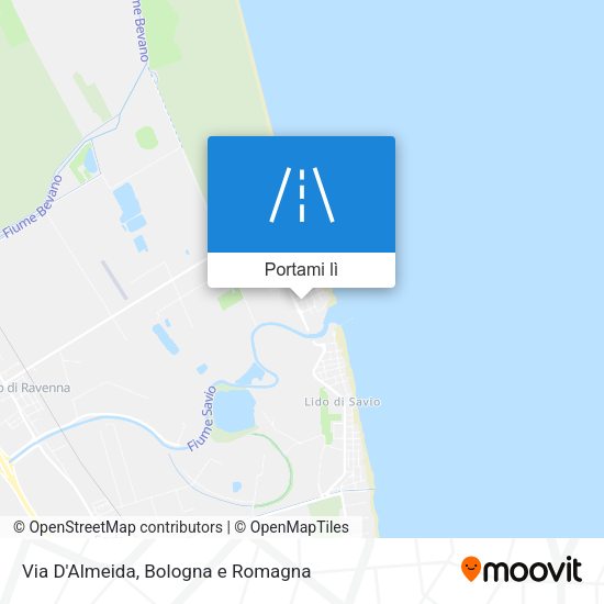 Mappa Via D'Almeida