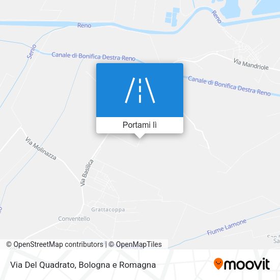Mappa Via Del Quadrato