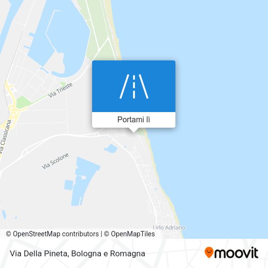 Mappa Via Della Pineta