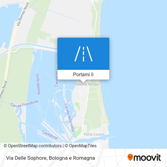 Mappa Via Delle Sophore