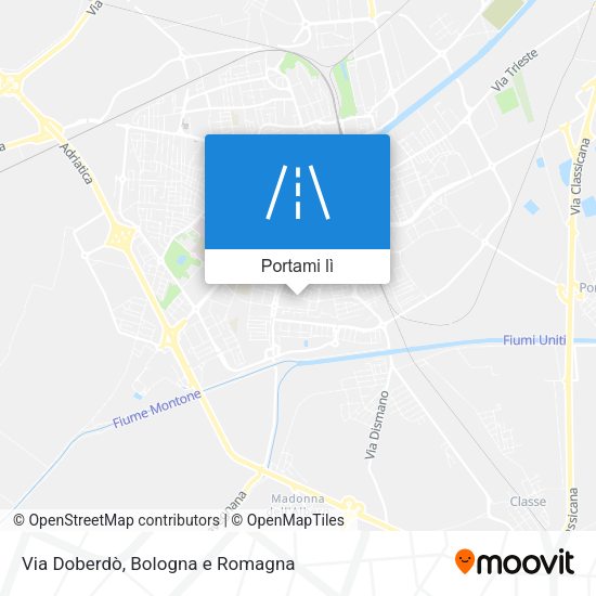 Mappa Via Doberdò