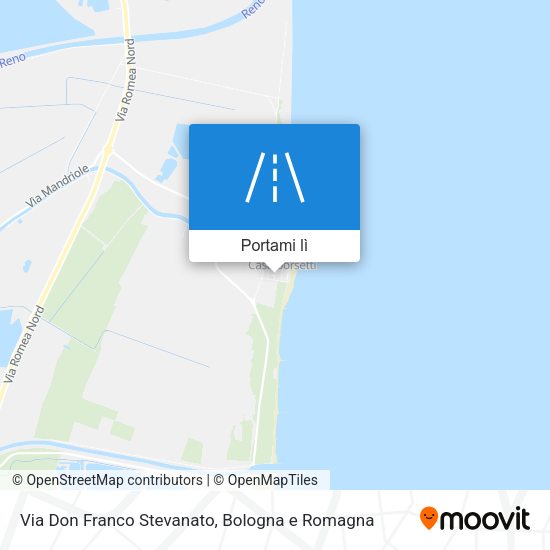 Mappa Via Don Franco Stevanato