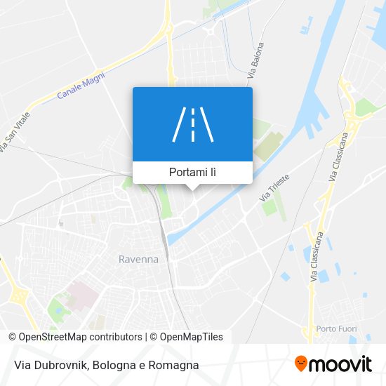 Mappa Via Dubrovnik