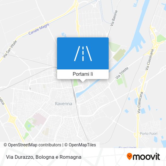 Mappa Via Durazzo