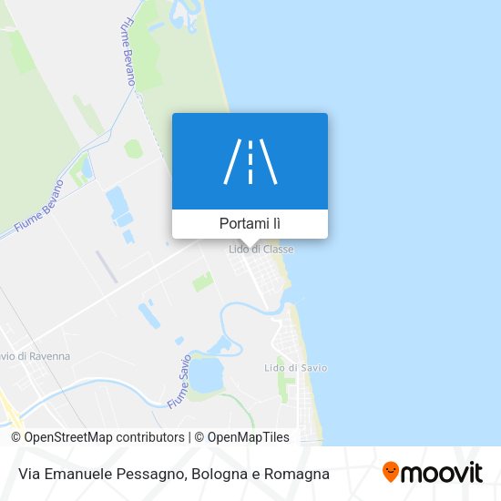 Mappa Via Emanuele Pessagno
