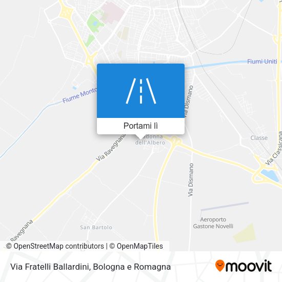 Mappa Via Fratelli Ballardini