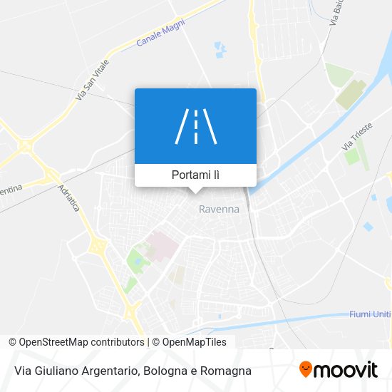 Mappa Via Giuliano Argentario