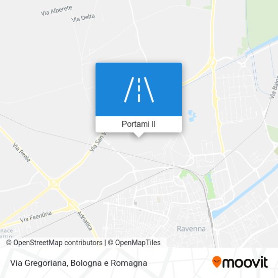Mappa Via Gregoriana