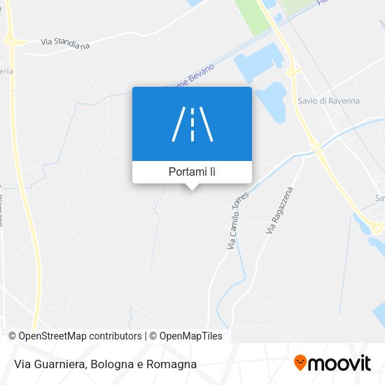 Mappa Via Guarniera