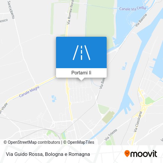 Mappa Via Guido Rossa